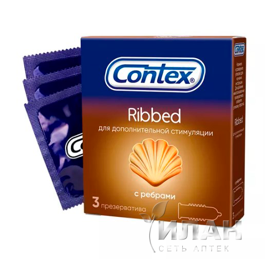 Презервативы Контекс Риббед (Contex Ribbed) с ребристой структурой