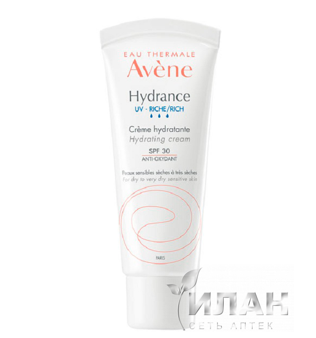 Авен Гидранс Оптималь UV30 Риш Увлажняющий защитный крем (Avene Hydrance Optimale UV Rich SPF 30 protective hydrating cream)