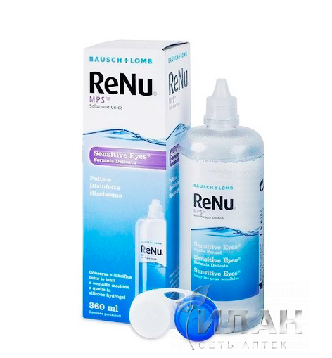 Раствор для ухода за контактными линзами "RENU"