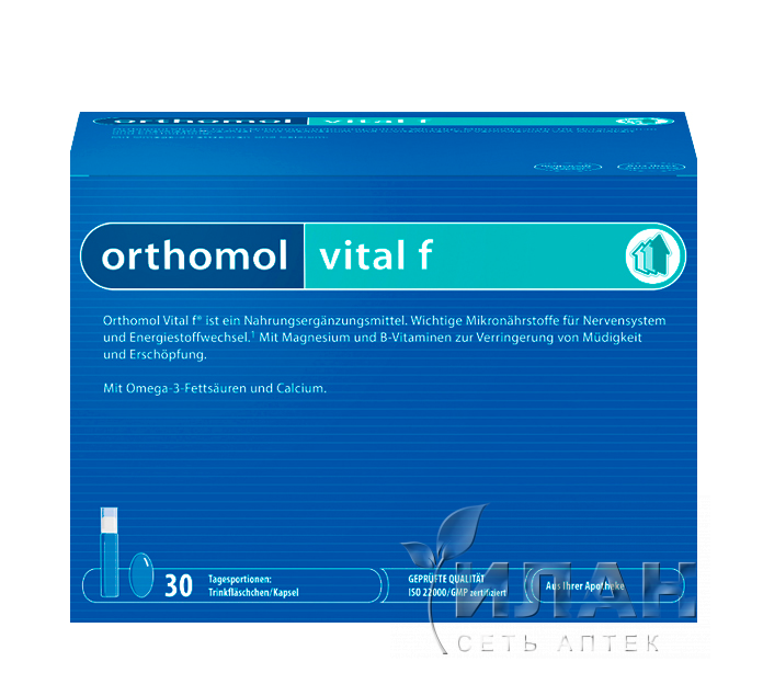 Ортомоль Витал ф (Orthomol Vital f)