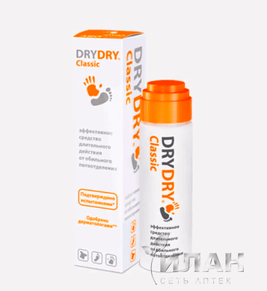 Средство от обильного потоотделения "Драй Драй" - "Dry Dry" 35мл