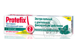 Протефикс (Protefix) экстра-сильный фиксирующий крем с мятой