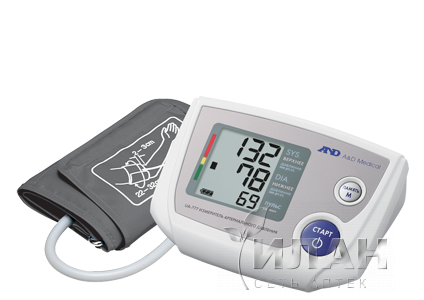 Измеритель артериального давления и частоты пульса цифровой UA-777 с адаптером